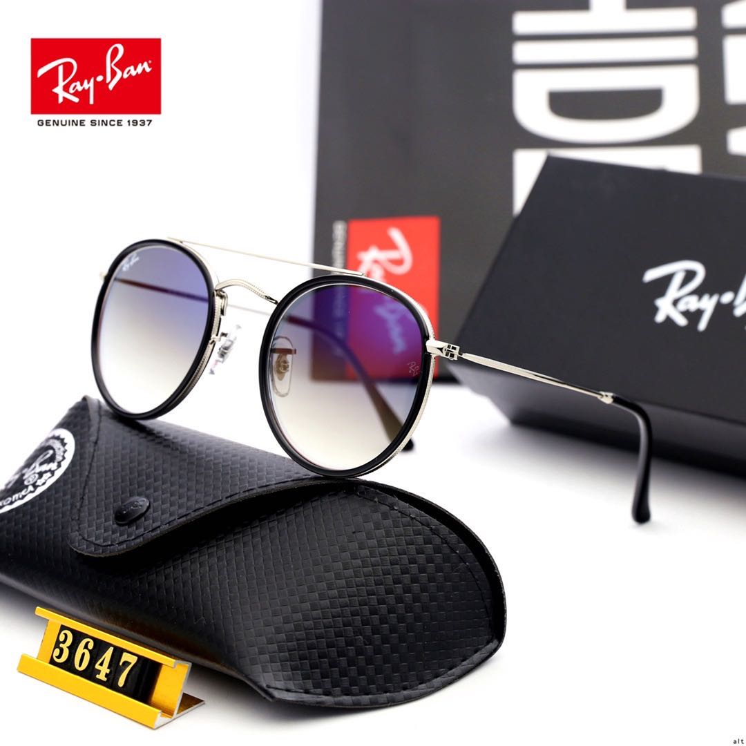 Aviator Ray-Ban_ chính hãng Kính râm 2021 Thời trang Hàn Quốc mới Kính râm nam nữ một mảnh Cặp đôi hợp thời trang Du lịch ngoài trời Kính râm lái xes