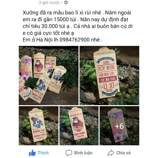 COMBO 670 BAO LÌ XÌ 2018