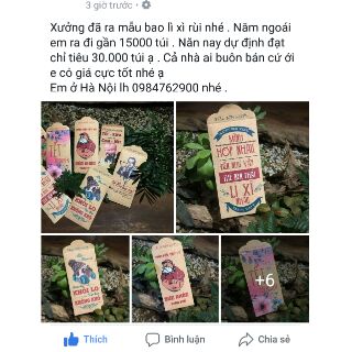 Combo 670 bao lì xì 2018