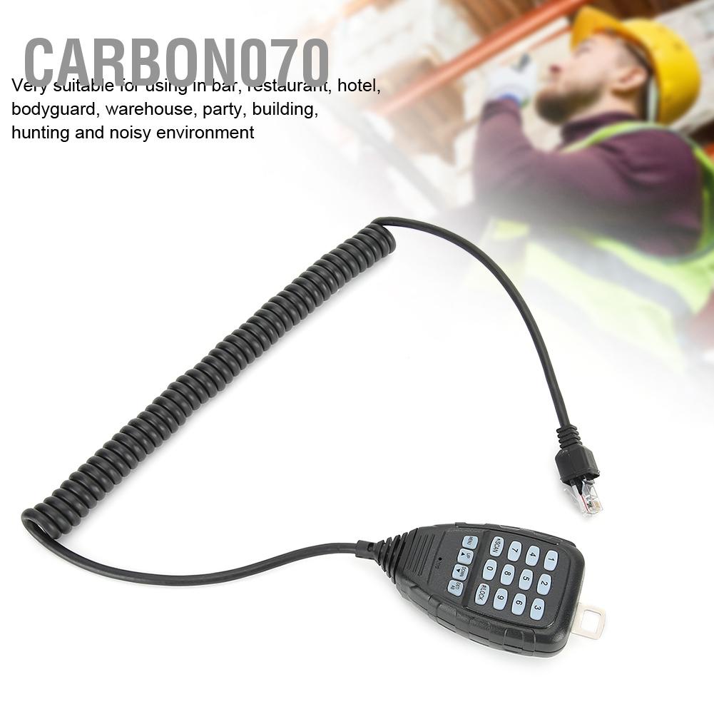 Carbon070 KT8900 Micrô cầm tay Phụ kiện Mic ABS cho Đài phát thanh ô tô di động 8900 / 8900R