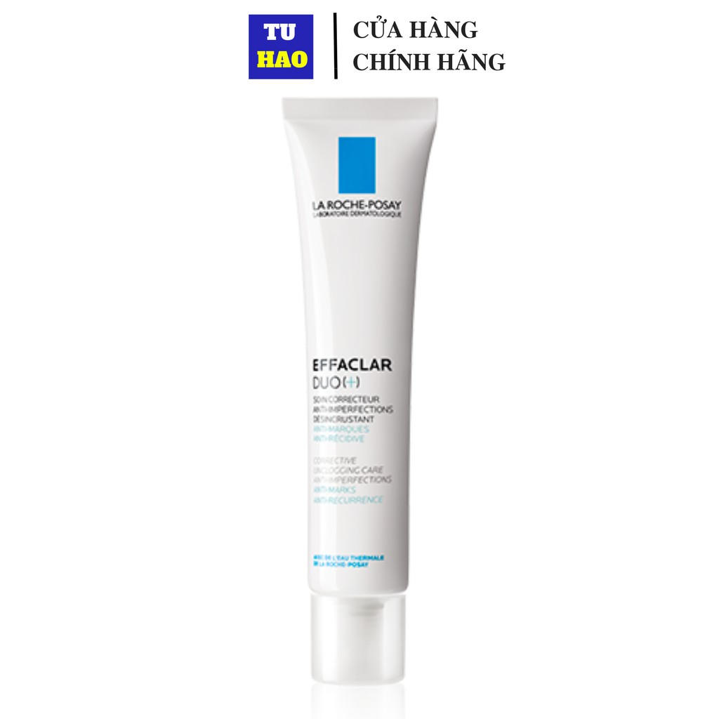 Kem La Roche Posay Effaclar Duo+ Giảm Mụn Ngừa Thâm Thông Thoáng Lỗ Chân Lông 40ml