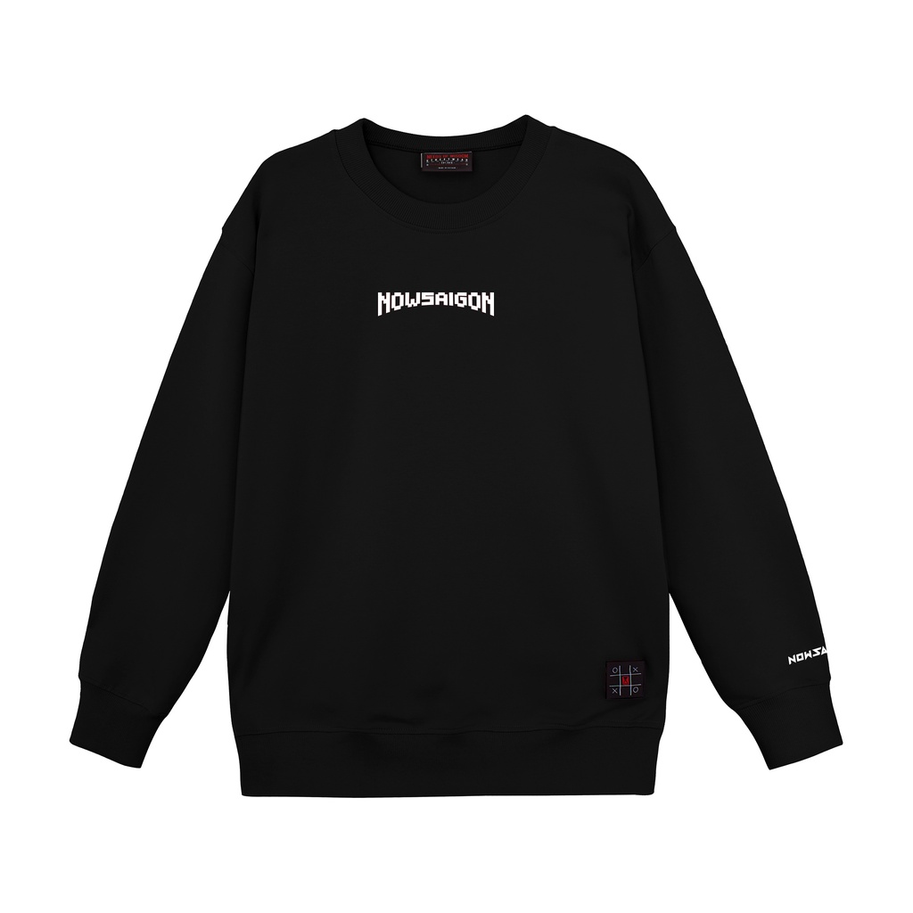 Áo khoác nỉ NEEDS OF WISDOM Pixel Nowsaigon Sweater - Local Brand Chính Hãng