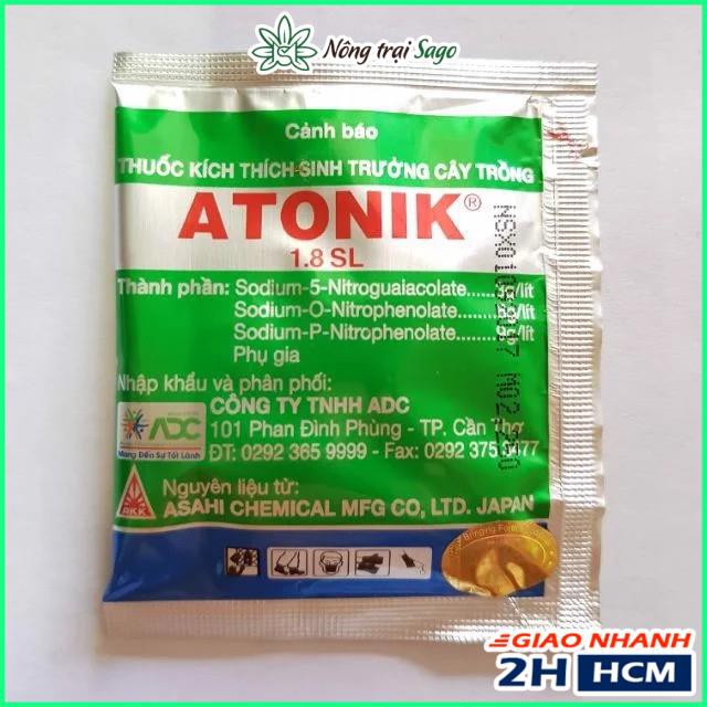 Thuốc Kích Thích Sinh Trưởng Cây Trồng - Kích Nảy Mầm Atonik 1.8 SL (gói 10ml) - Nông Trại Sago