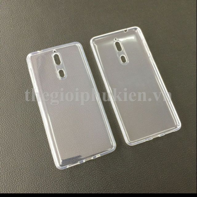 Ốp lưng silicon dẻo trong suốt Nokia 8
