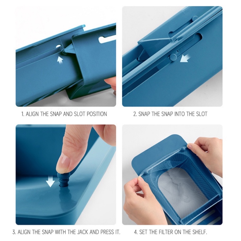 Bộ 50 Lưới Lọc Đa Năng Dùng Một Lần Tiện Dụng Cho Bồn Rửa Nhà Bếp