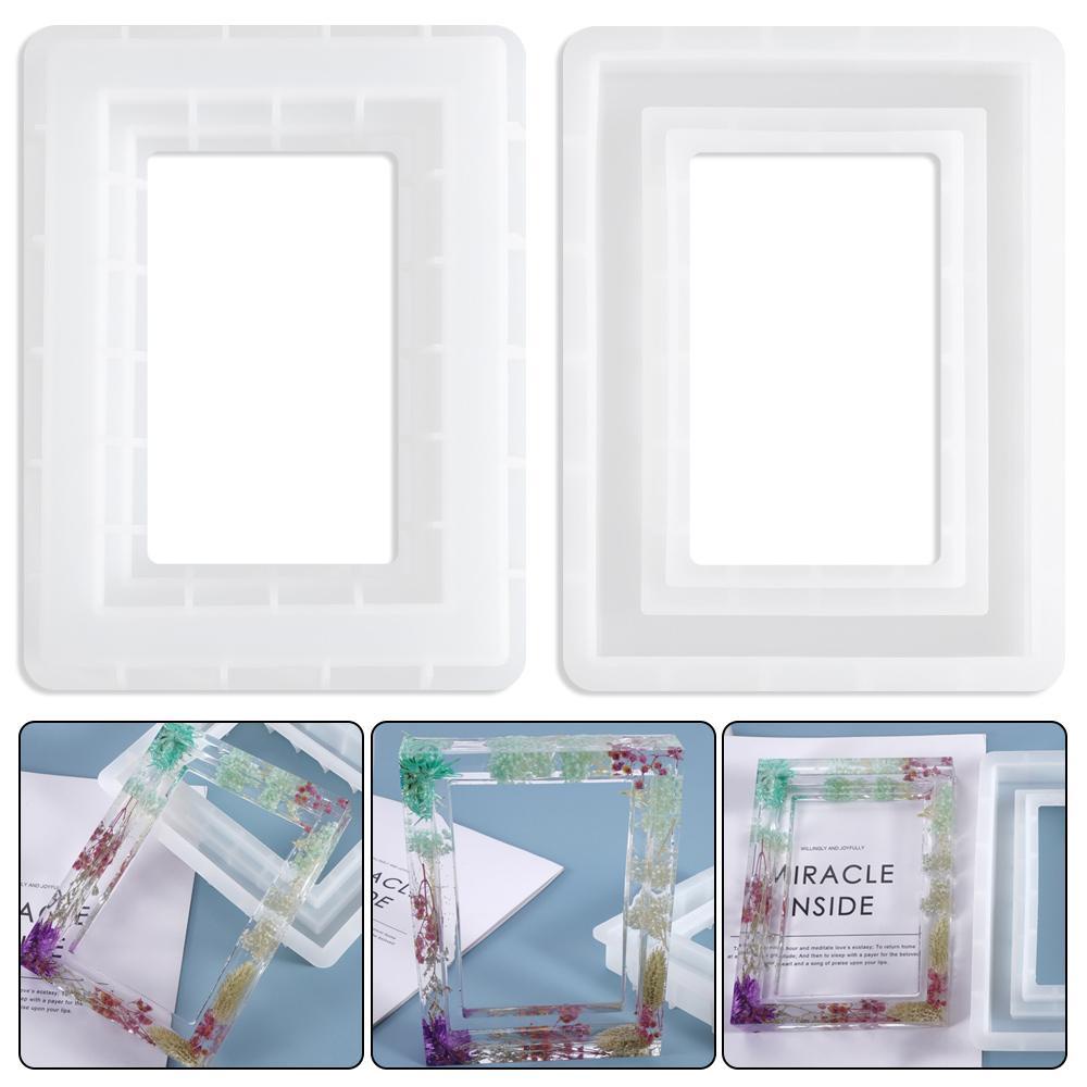 Khuôn Silicon Trong Suốt Hình Khung Ảnh Chữ Love Thủ Công DIY