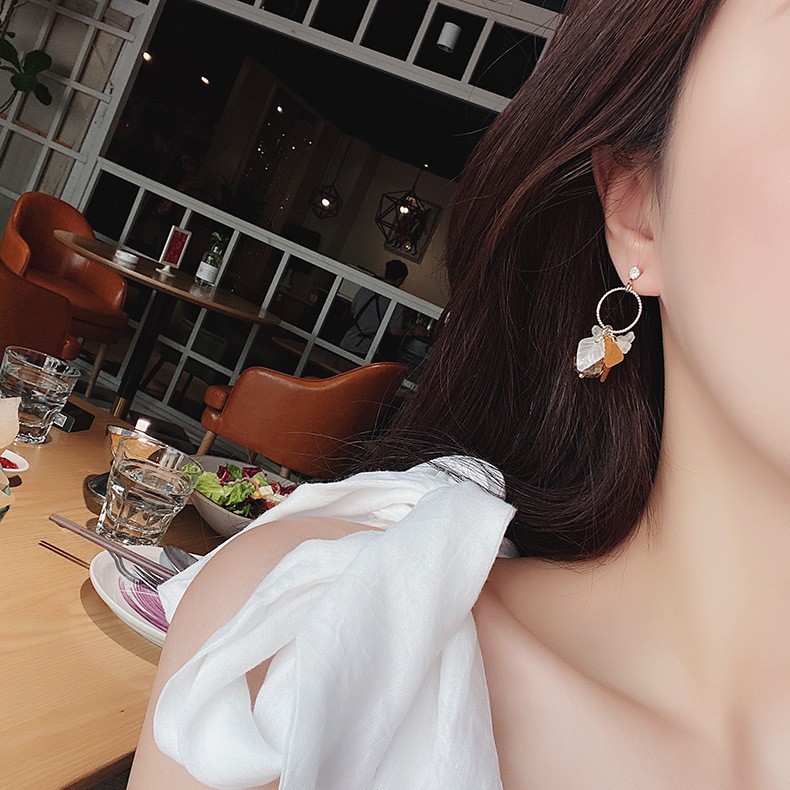Bông tai nữ thời trang Hàn cực xinh, bạc S925 - HT295