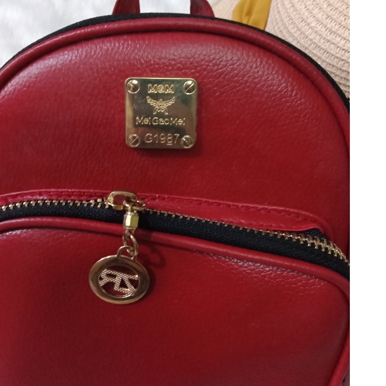 Xả kho cuối năm Túi FuRlLa nhựa trong dây thổ cẩm , ba lô