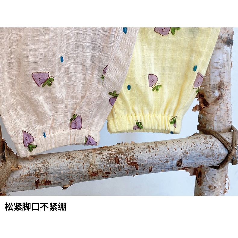 Quần Dài Chống Muỗi Cho Bé Chất Cotton (Hàng Cao Cấp)