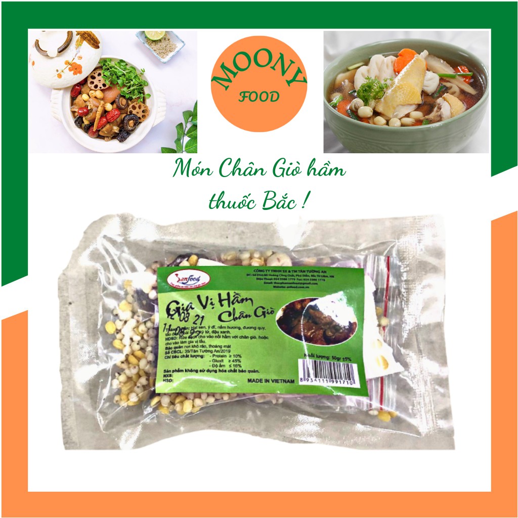 Gia Vị Cho Các Món Hầm Chân Giò Lẩu Gói 50G