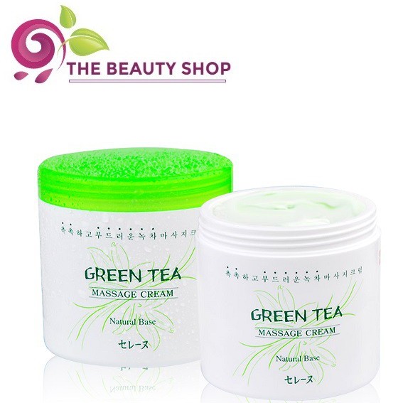 KEM MASSAGE MIRA TỔNG HỢP TRÀ XANH GREEN TEA MASSAGE CREAM 450ml - A576