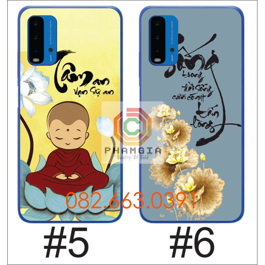 Ốp lưng Xiaomi Redmi 9t dẻo trong in hình nhiều mẫu đẹp (p2)