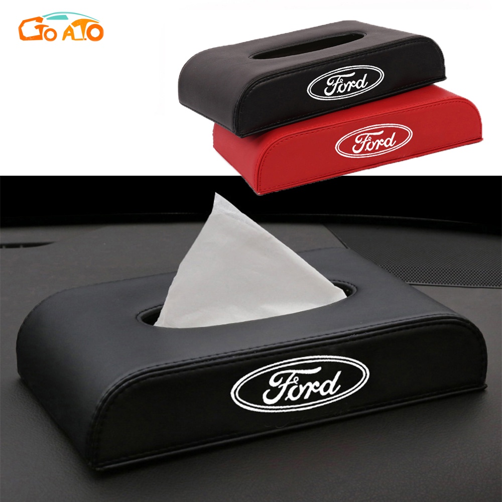 GTIOATO Hộp Đựng Khăn Giấy Ô Tô HộP ĐựNg GiấY ĂN TrêN Ô Tô HộP ĐựNg GiấY TrêN Xe Ô Tô Hộp Khăn Giấy Ô Tô HộP ĐựNg Đồ TrêN Ô Tô Trang Trí NộI ThấT Ô Tô Cho Ford Ranger Focus Everest Transit Fiesta Ecosport Mustang Raptor