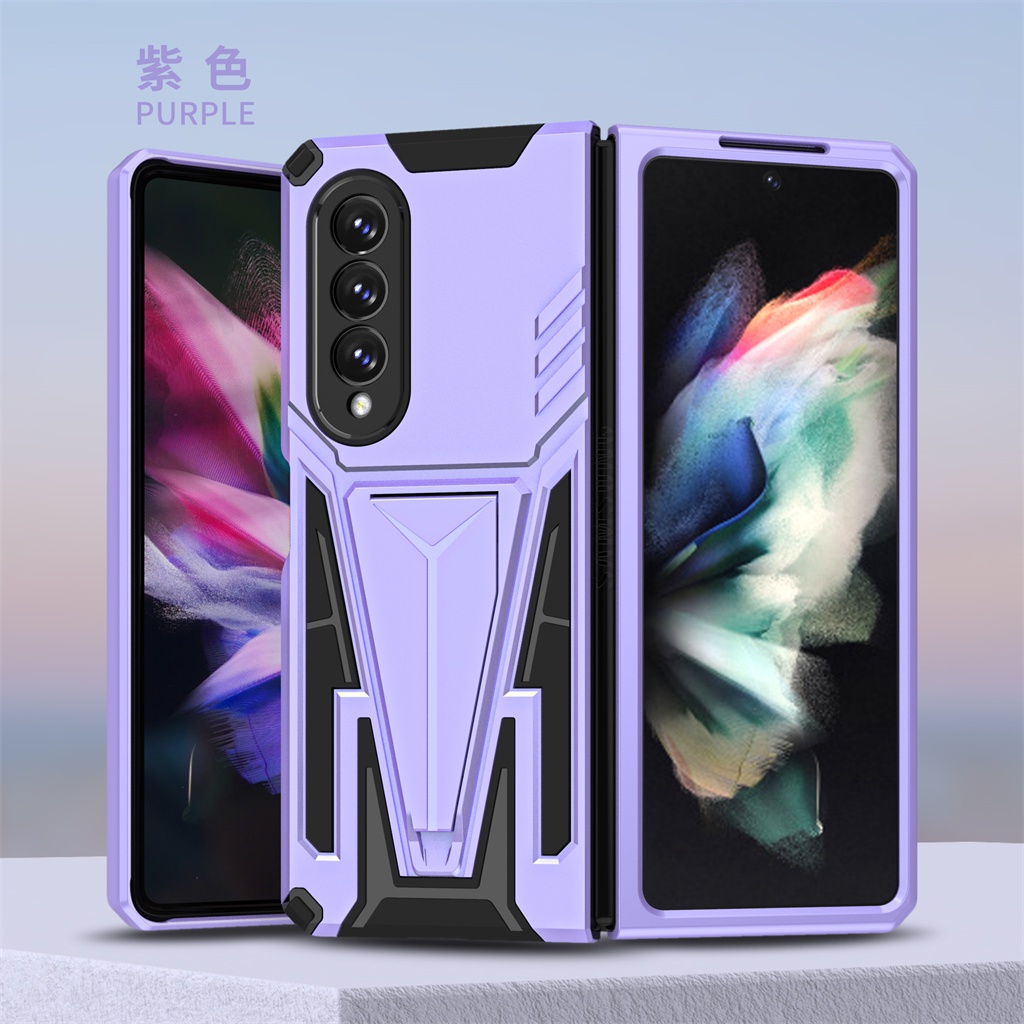 Ốp điện thoại kiểu áo giáp hình chữ V cho Samsung Galaxy Z Fold 3