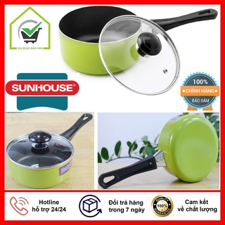 Nồi quánh bột cho bé chính hãng Sunhouse, Quánh nấu cháo cho bé 14cm chống dính, an toàn tiện lợi