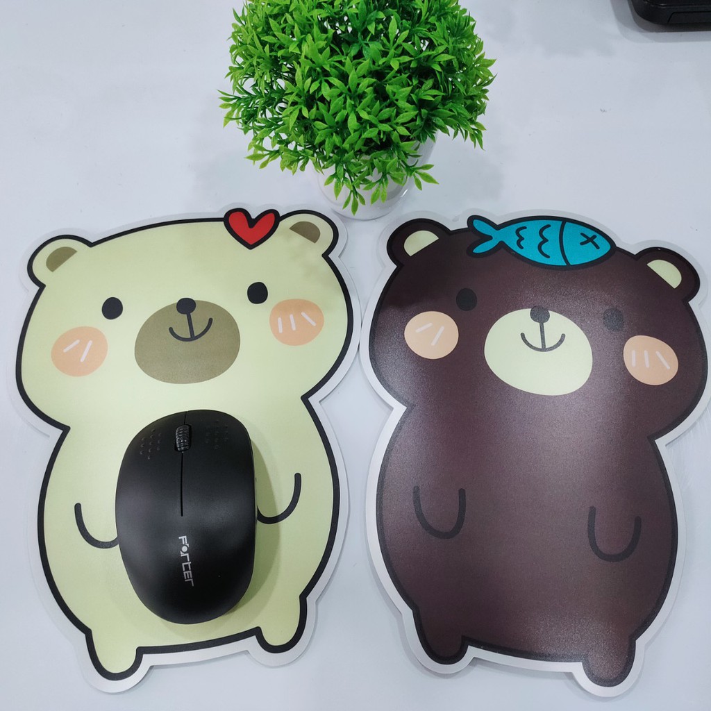 Miếng lót chuột hình gấu dễ thương 17*22CM
