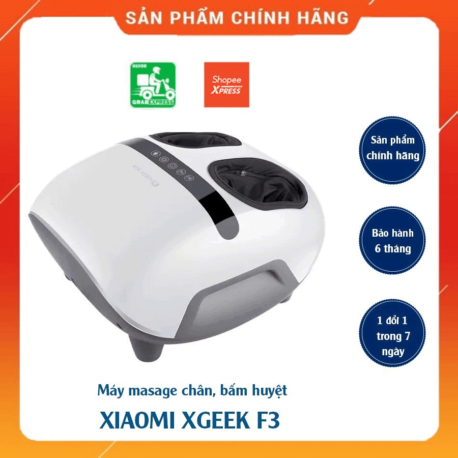 Máy massage bấm huyệt Xiaomi XGEEK F3 - Mát xa chân 360 độ [Bảo hành 6 tháng]