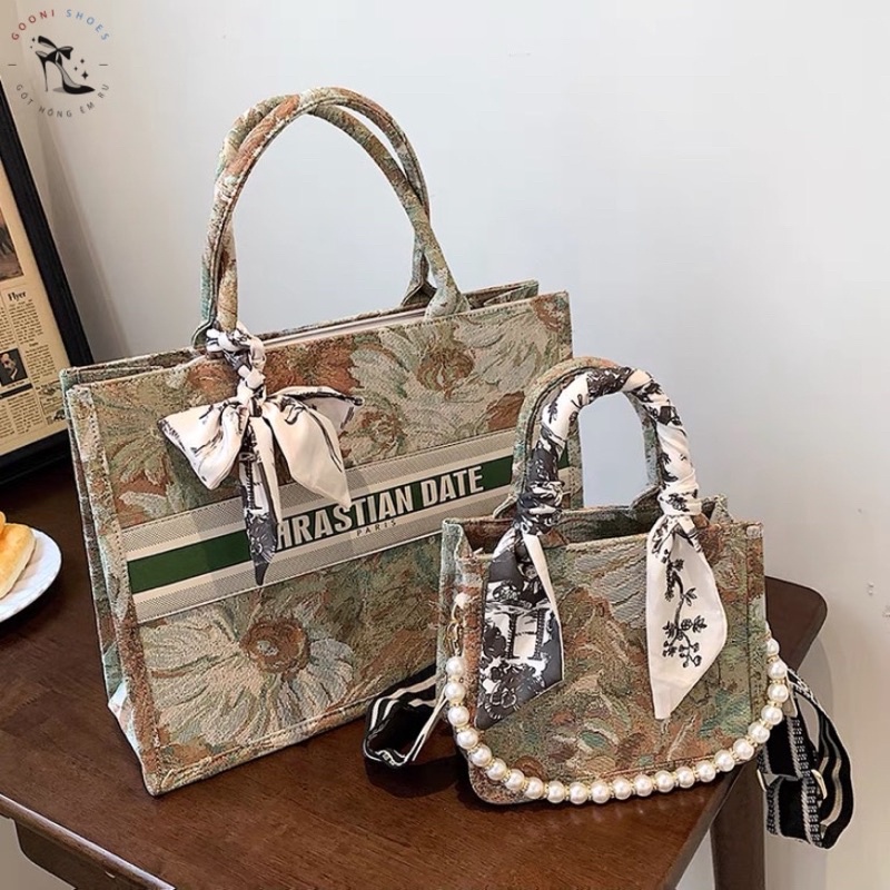 Túi đeo vai, đeo chéo hoạ tiết hottrend thời trang dành cho nữ