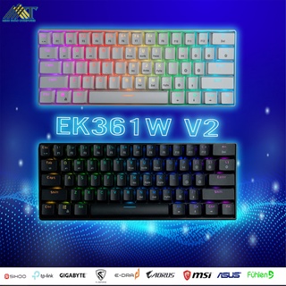 Bàn phím cơ e-dra ek361w rgb v2