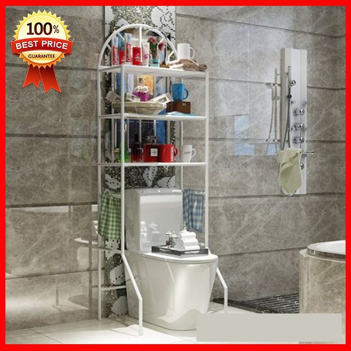 Kệ Để Đồ Phòng Tắm Giá để đồ phòng tắm nhà vệ sinh nhiều tầng chụp trên toilet