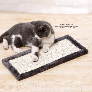 Bàn Cào Móng Mèo Dây Cói Hình Chữ Nhật (40x20cm)