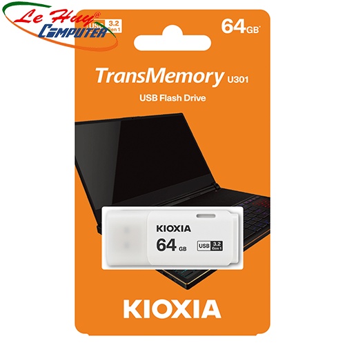 USB Kioxia 32GB USB 3.2 U301 White LU301W032GG4