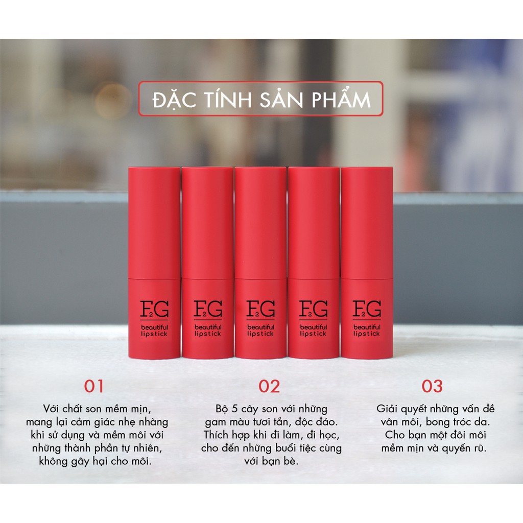 Son Thỏi F2G Beautiful Lipstick