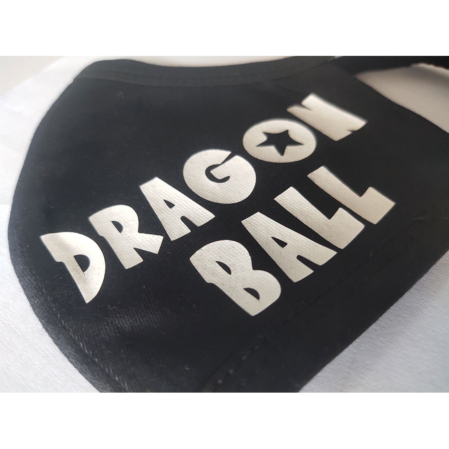Khẩu Trang Vải Đen Bảy Viên Ngọc Rồng Cloth Masks Face Black Dragon Ball Có Clip Mang Thử | BigBuy360 - bigbuy360.vn