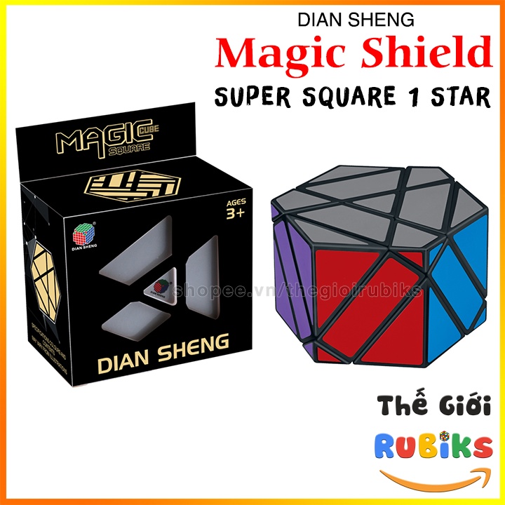 DianSheng Magic Shield Super Square-1 Star Cube Siêu Khó Đồ Chơi Giáo Dục Trí Tuệ Thông Minh
