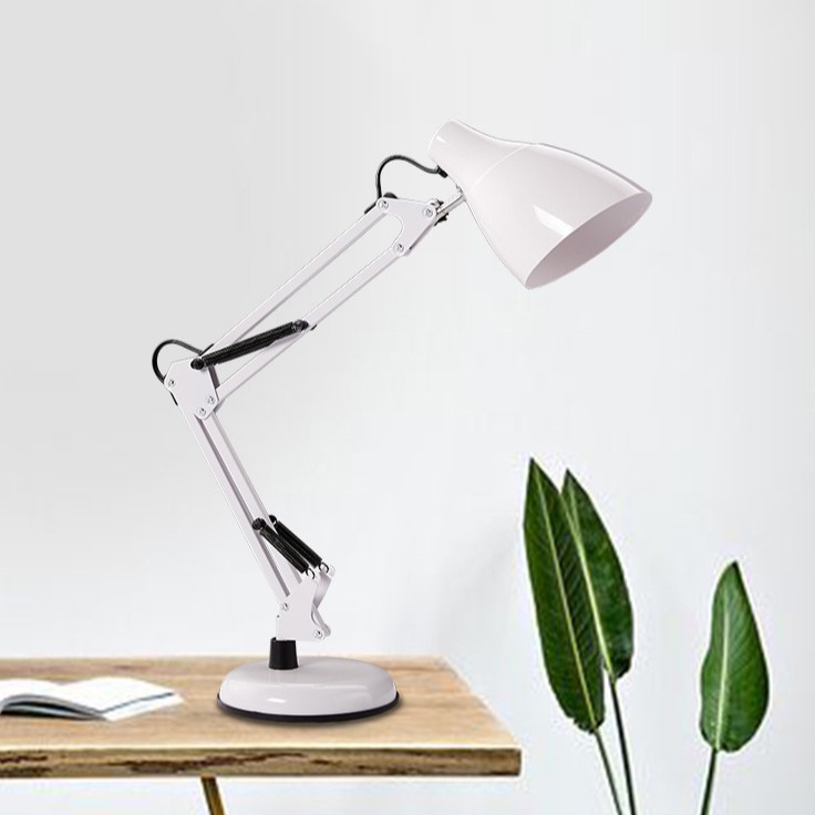 Đèn bàn học chống cận bảo vệ mắt tùy chỉnh hướng chiếu sáng, điều chỉnh góc xoay 360˚, đui đèn E27 - Bao gồm bóng led 9W