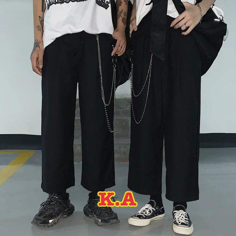 [Mã FASHIONT4WA2 giảm 10K đơn 50K] Quần ổng rộng chun xích chất kaki KAN0220 | BigBuy360 - bigbuy360.vn