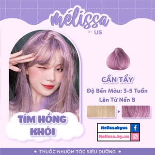 [CẦN TẨY - TÍM HỒNG KHÓI] Thuốc nhuộm tóc SIÊU DƯỠNG MÉLISSA - KHÔNG XƠ - LÀNH TÍNH