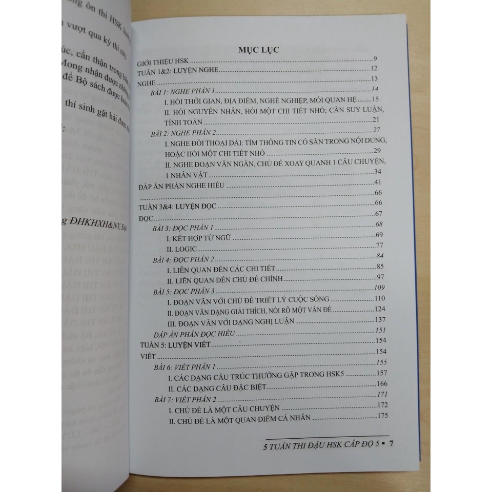 Sách - Combo: 5 Tuần Thi Đậu HSK5 + Luyện giải đề HSK Cấp 5 + DVD tài liệu