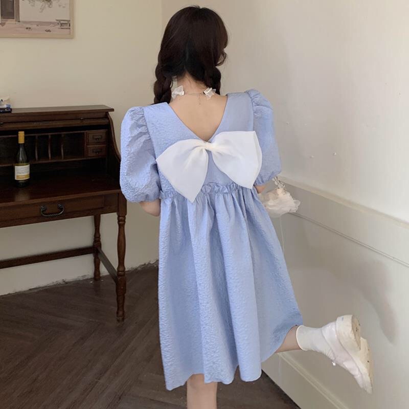 Váy babydoll, đầm babydoll xinh xắn phong cách ullazang tiểu thư hàn quốc mặc hai kiểu