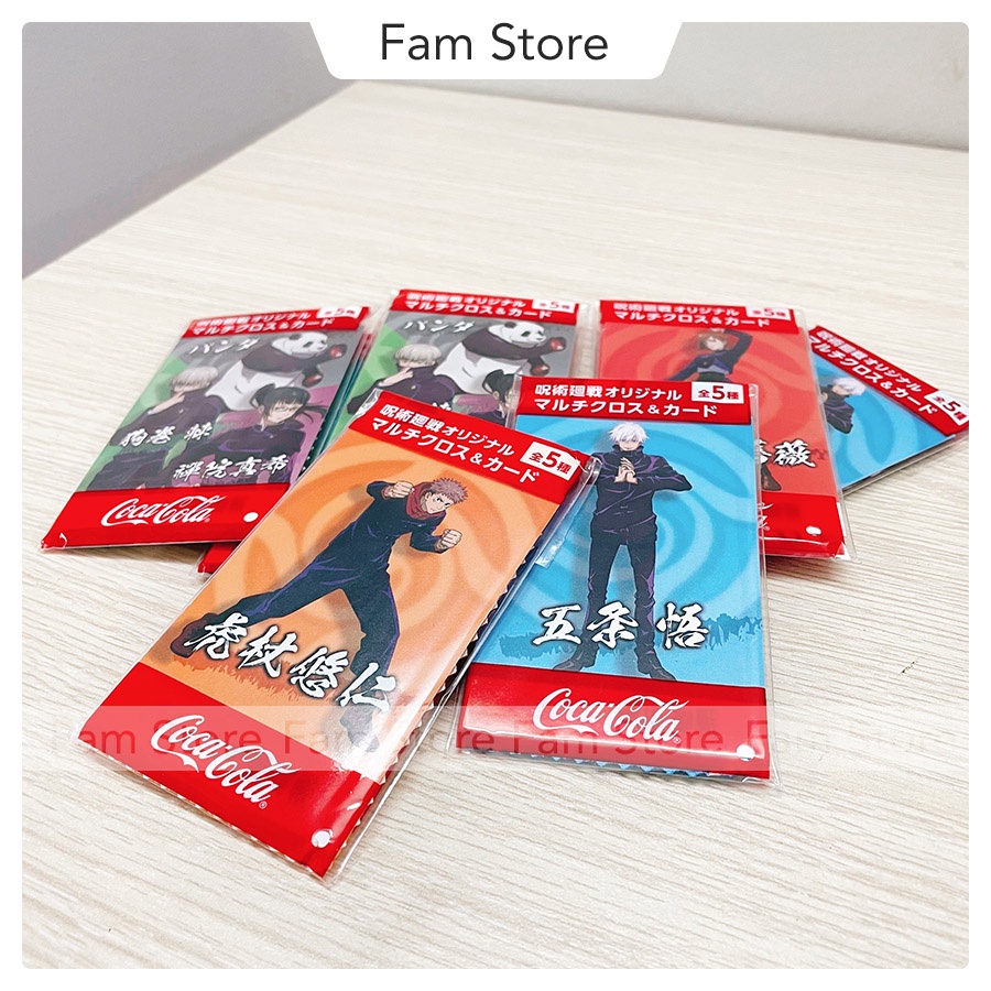 Tổng hợp quà tặng Jujutsu Kaisen x Coca-Cola Japan (Limited)