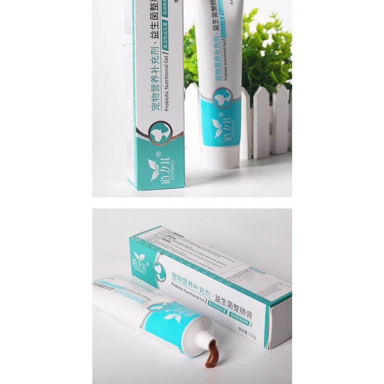 Gel hỗ trợ tiêu hóa Daoliqi cho chó mèo giúp ăn uống và hấp thụ dinh dưỡng hiệu quả hơn -tuýp 130G