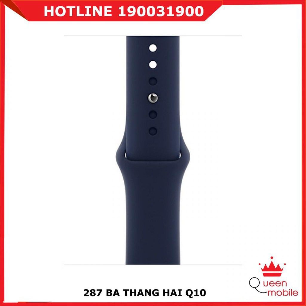 Đồng hồ thông minh Series 6 (2020) LTE 40mm Viền nhôm xanh dương- Dây Cao su xanh dương