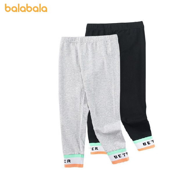 (7-16 tuổi) Quần legging bé gái dáng thể thao hãng BALABALA 203121123001