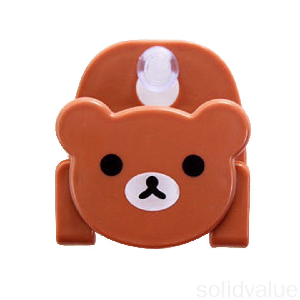 Giá đỡ miếng rửa chén hình hoạt hình có giác hút chắc chắn