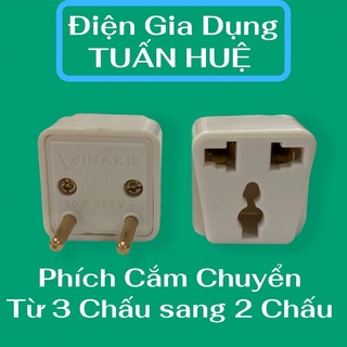 Phích cắm chuyển 3 chấu sang 2 chấu