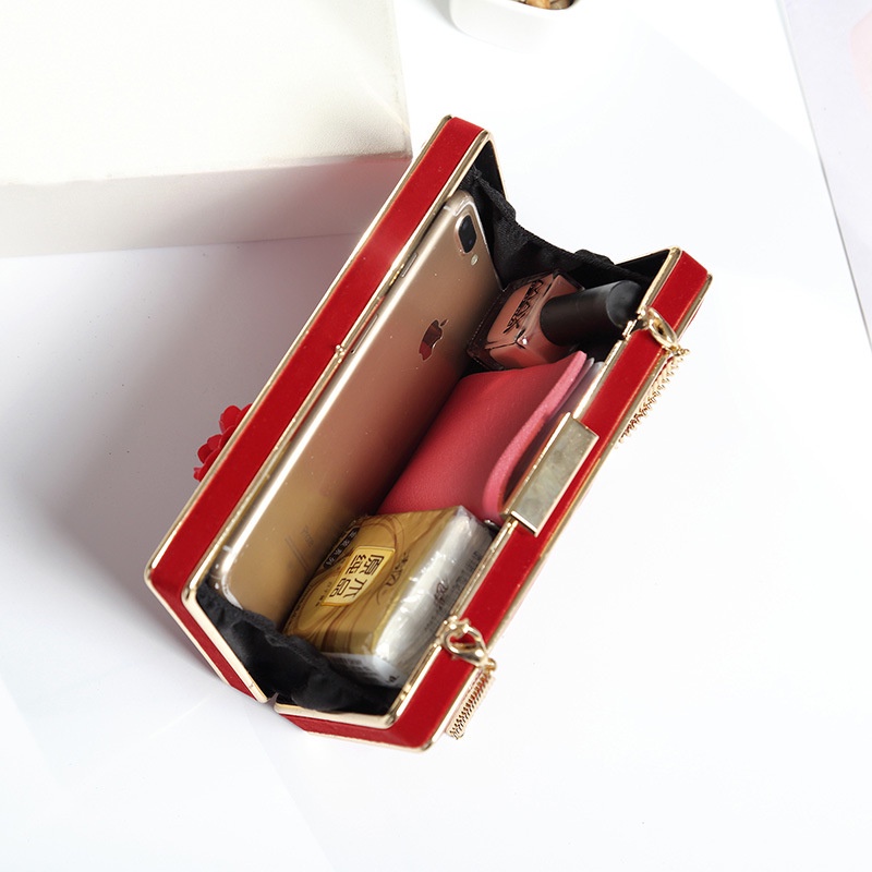 Túi xách đeo chéo họa tiết hoa thời trang cho nữ