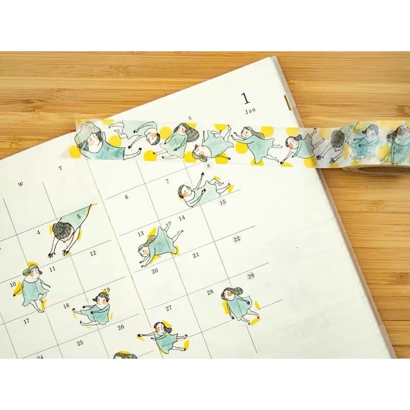 Tổng hợp chiết lẻ các mẫu washi của hãng dodolulu