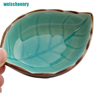Đĩa Sứ Hình Chiếc Lá Đựng Nước Chấm