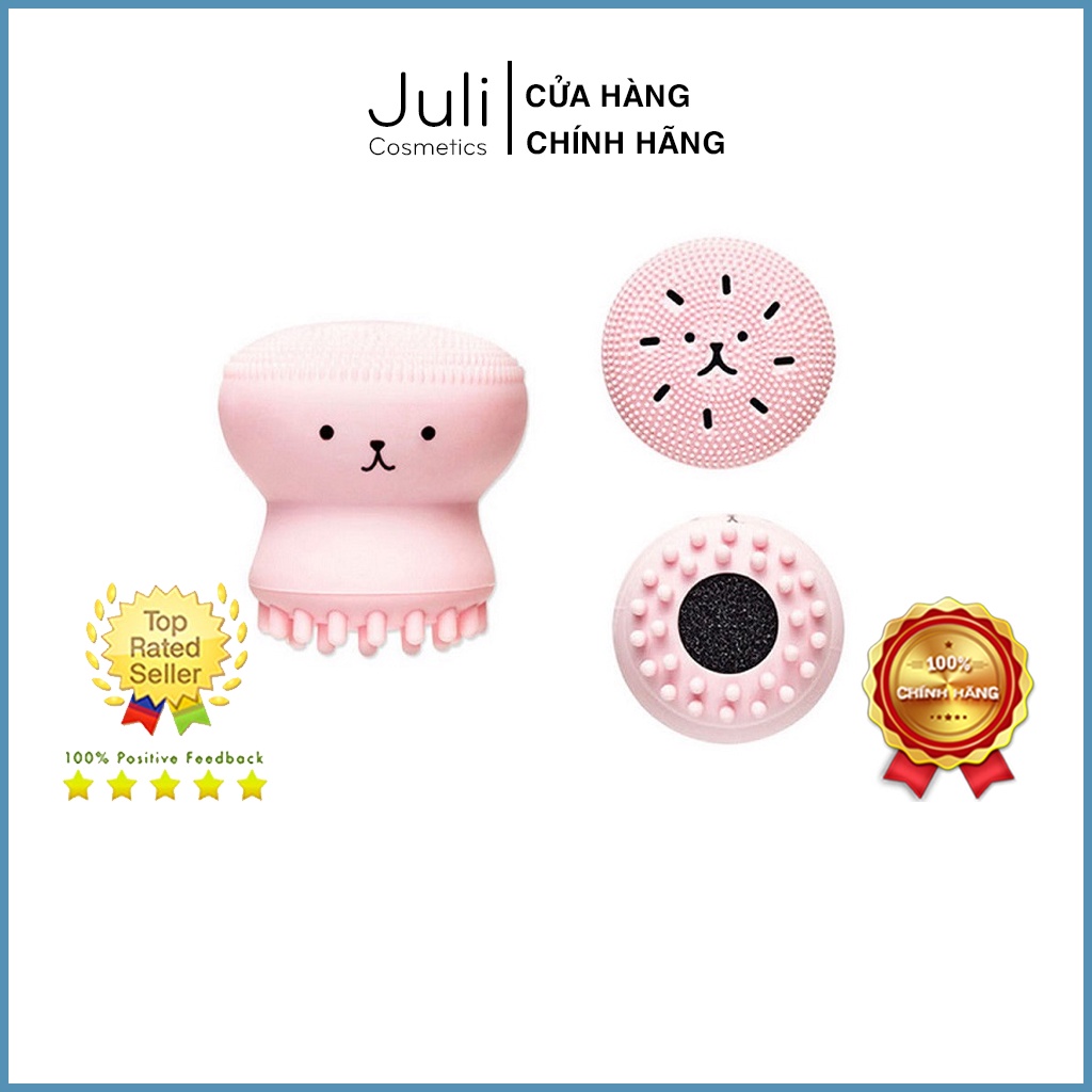 Cọ Rửa Mặt Và Massage Bạch Tuộc My Beauty Tool Jellyfish Silicon