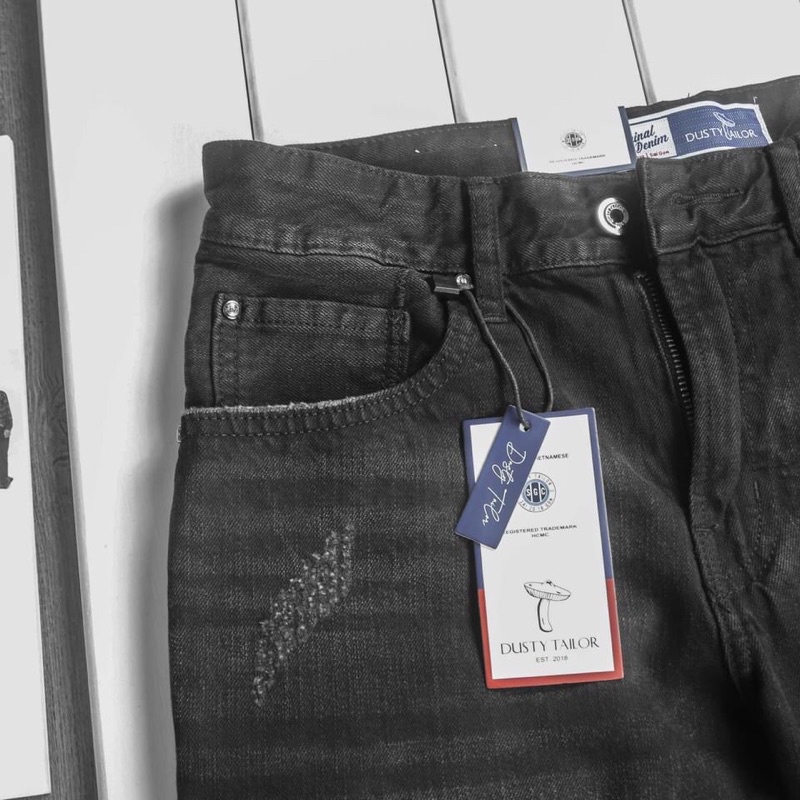 Quần short jean nam