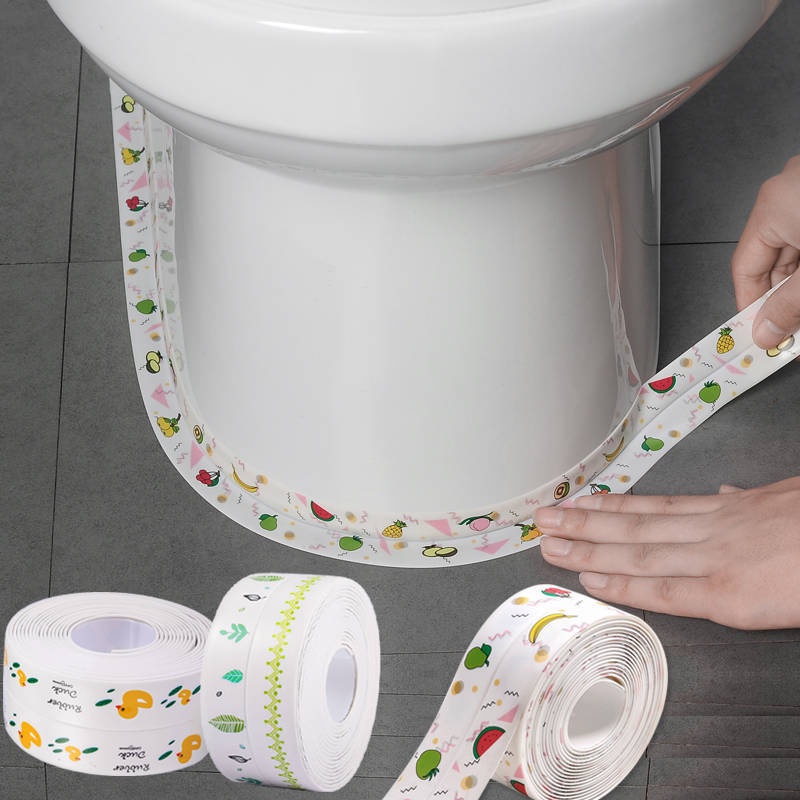 Băng keo PVC dán viền bồn rửa nhà bếp chống dầu chống nước tiện lợi