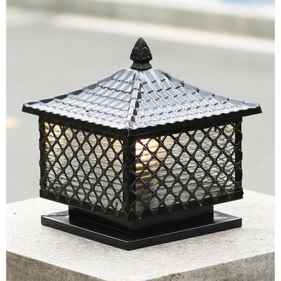 Đèn trụ cổng MONSKY FITEW trang trí ngoại thất hiện đại kèm bóng LED
