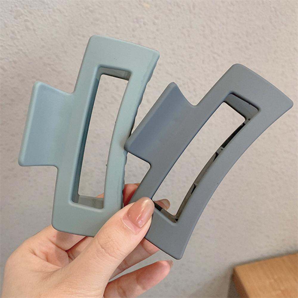 Kẹp Tóc Hình Vuông Cỡ Lớn Phong Cách Vintage Thời Trang Cho Nữ X7Z3