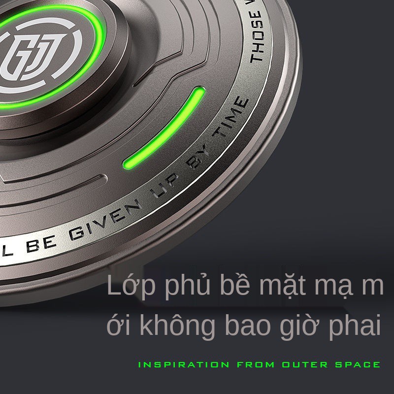 Ngọc Jue đầu ngón tay UFO nhỏ phát sáng bằng hợp kim dây mát quay tốc độ cao trẻ em không in trong một thời gian d