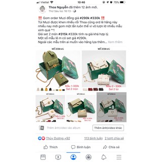 Order túi Muzi sale